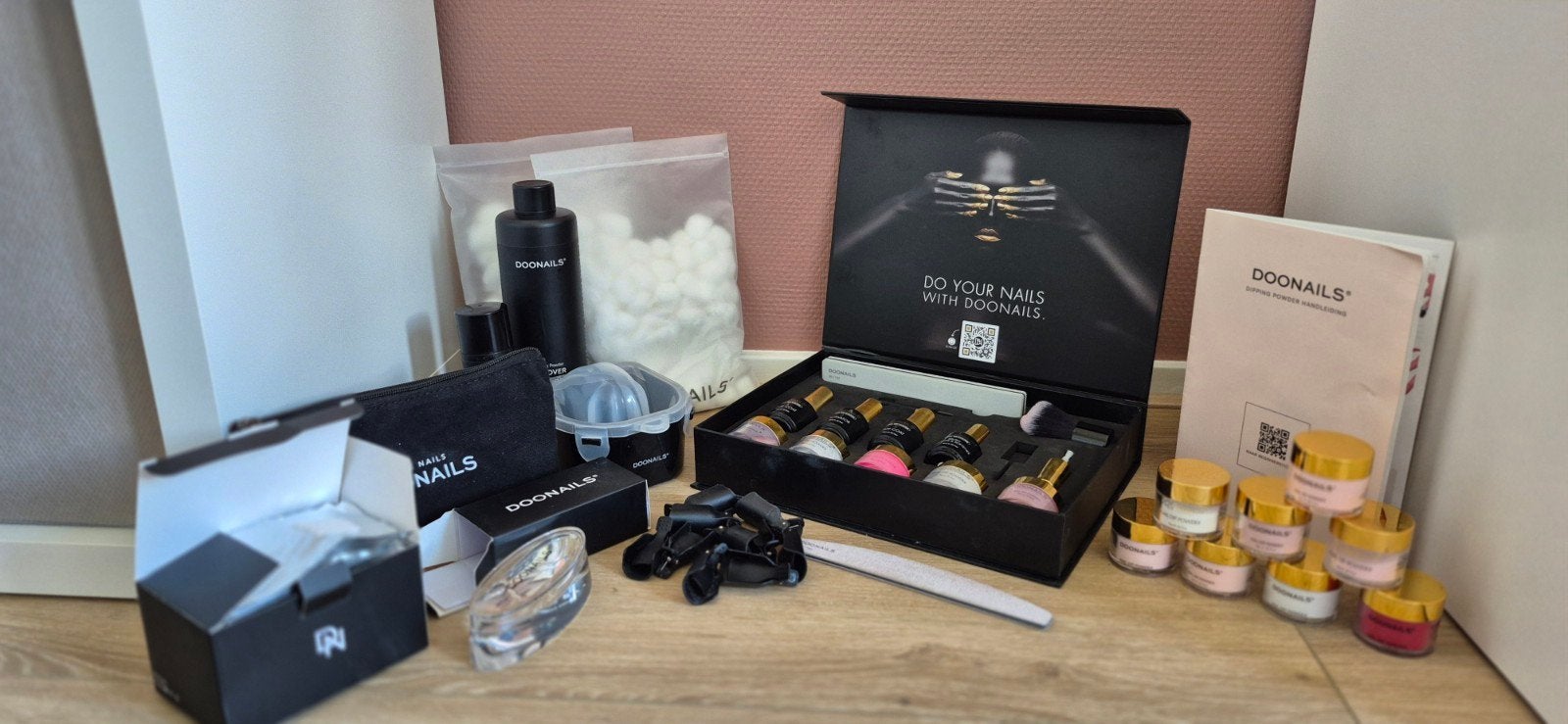 Complete set Doonails dipping powder, Ophalen of Verzenden, Nieuw