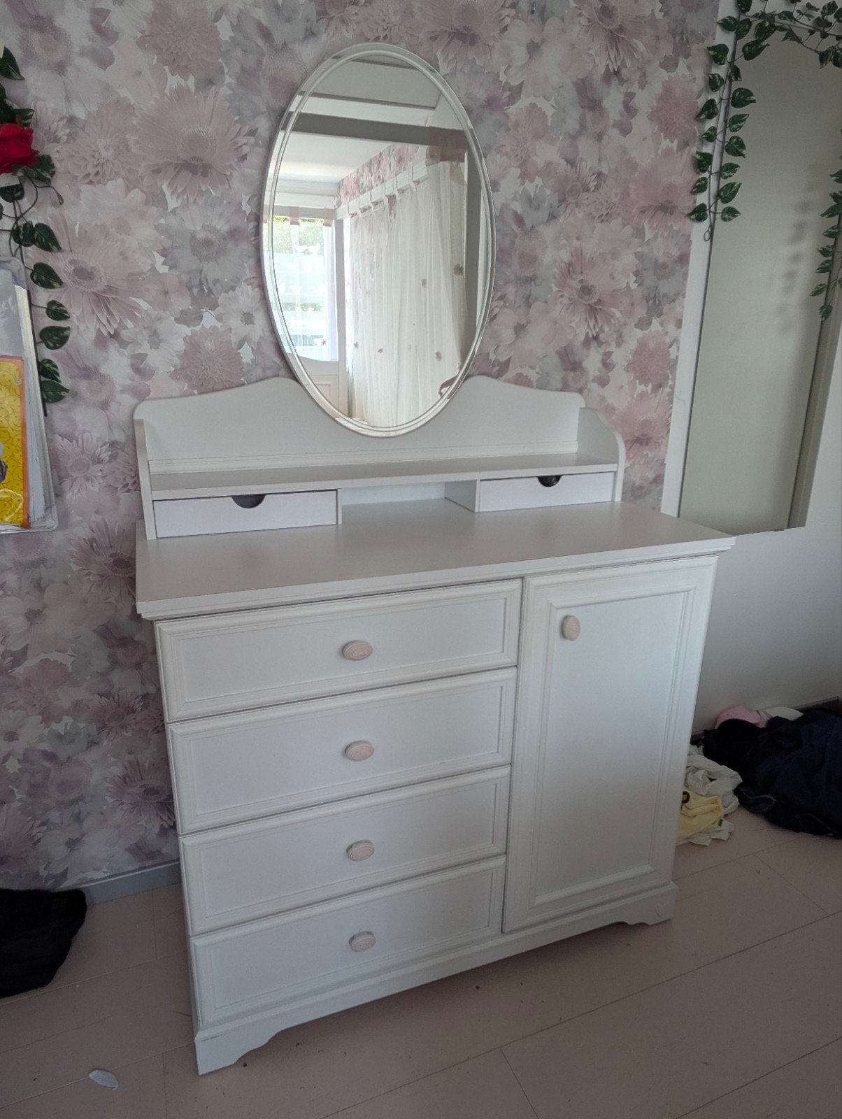 Rustic kaptafel/ commode/ ladekast, Ophalen, Gebruikt, 50 tot 100 cm, Minder dan 100 cm