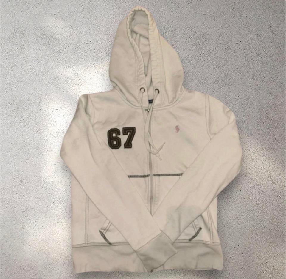 Ralph lauren zip up, Verzenden, Gedragen, Maat 36 (S), Wit