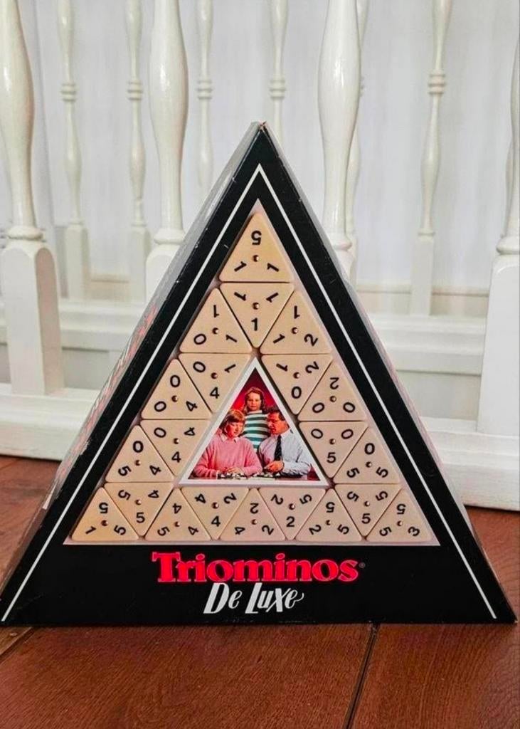 Triominos - compleet/ als Nieuw- Goliath- verzend ook, Ophalen, Zo goed als nieuw