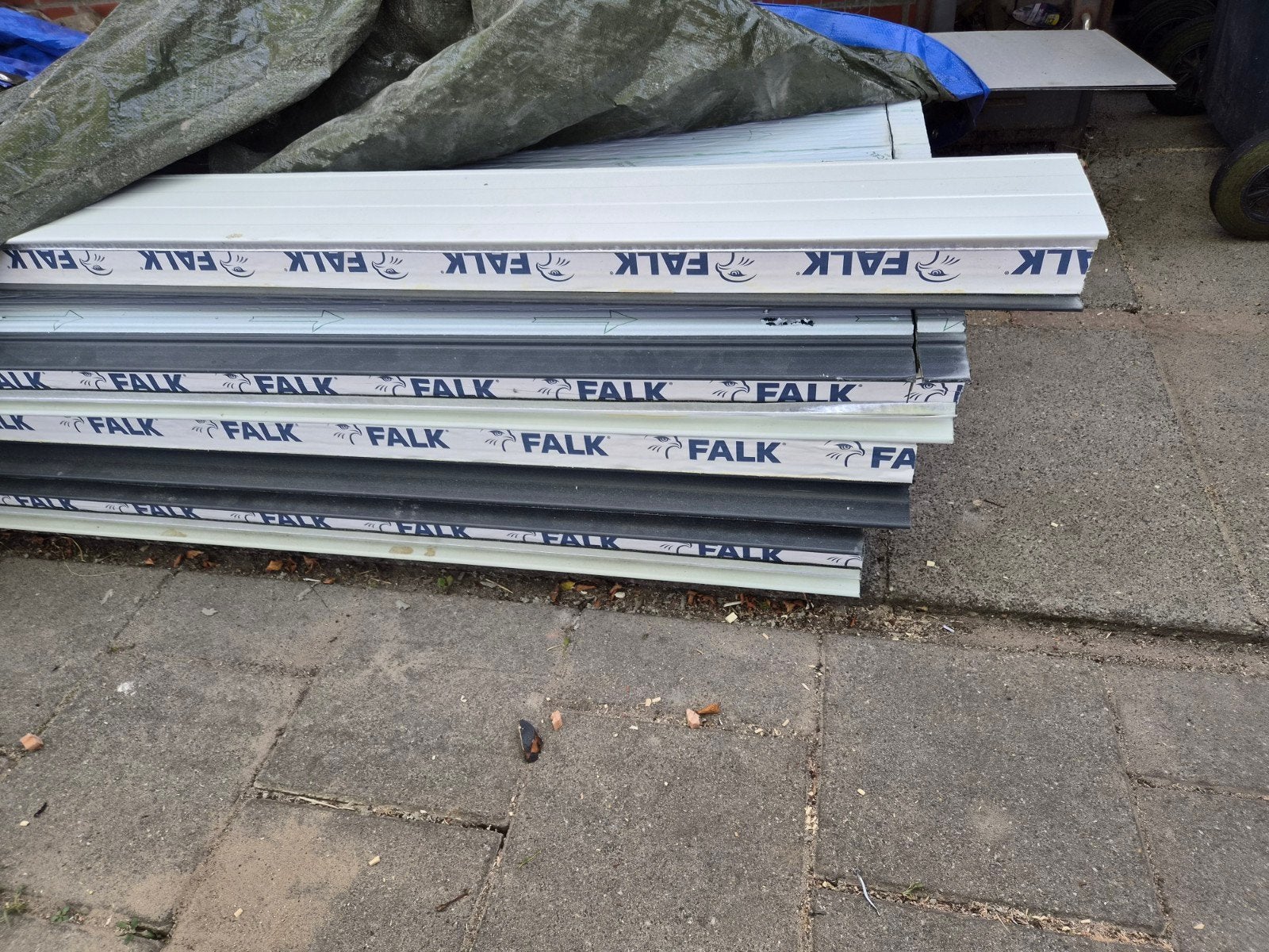 Falk sandwichpanelen, diverse maten en kleuren, Doe-het-zelf en Verbouw, Platen en Panelen, Ophalen, Nieuw, HPL, 50 tot 100 mm