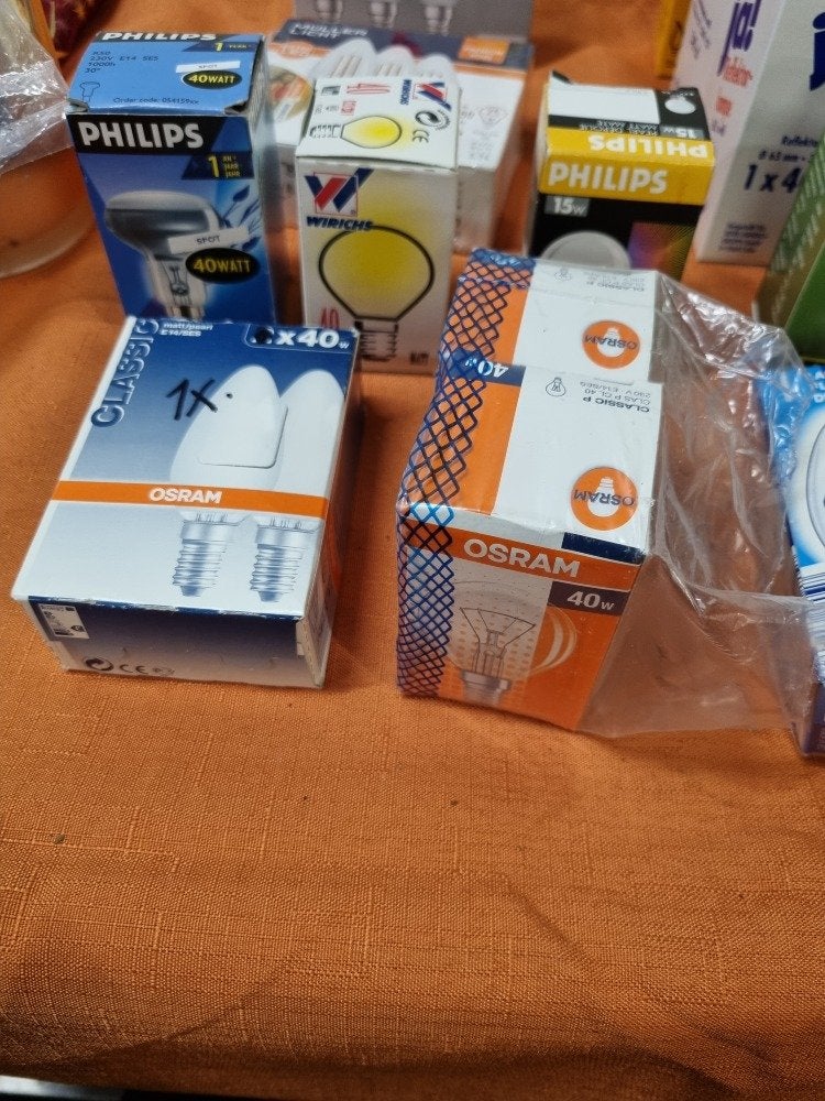gloeilampen 15-40-60wat e14 en e27, Ophalen of Verzenden, 'T Olde Gre-j, Info@toldegrej.nl, Endepoelstraat 20f Didam