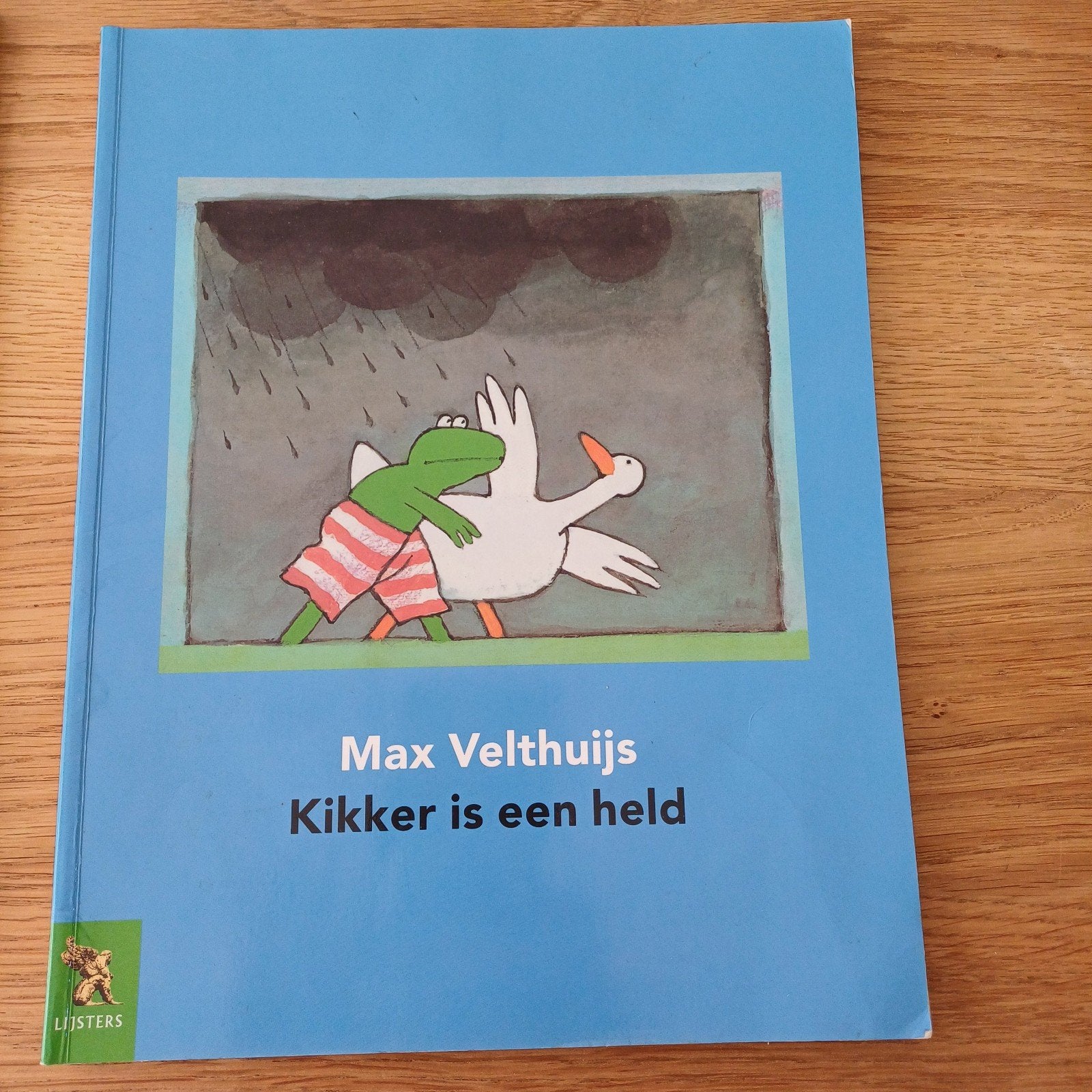 Kikker is een held, Max Veldhuis kleuterlijsters, Ophalen of Verzenden, Zo goed als nieuw, Fictie algemeen
