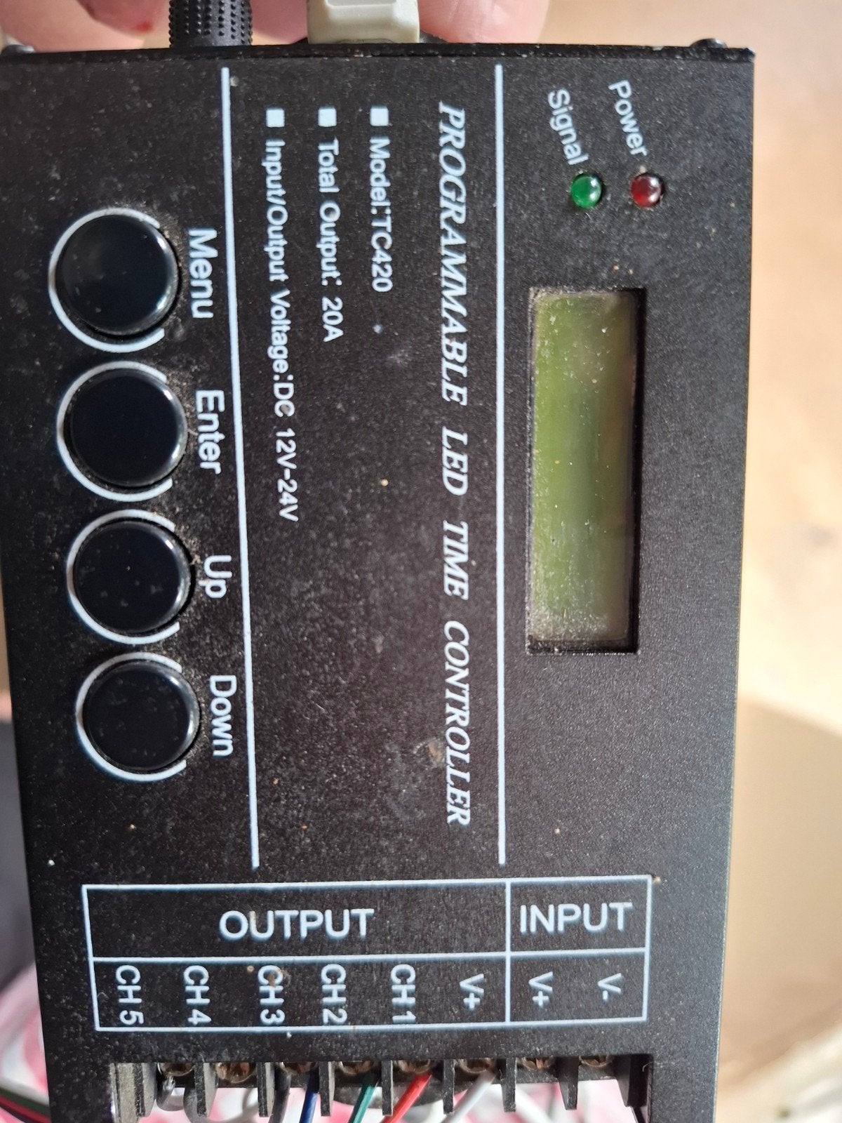 aquarium led verlichting, onderdelen, adapter, Ophalen, Gebruikt