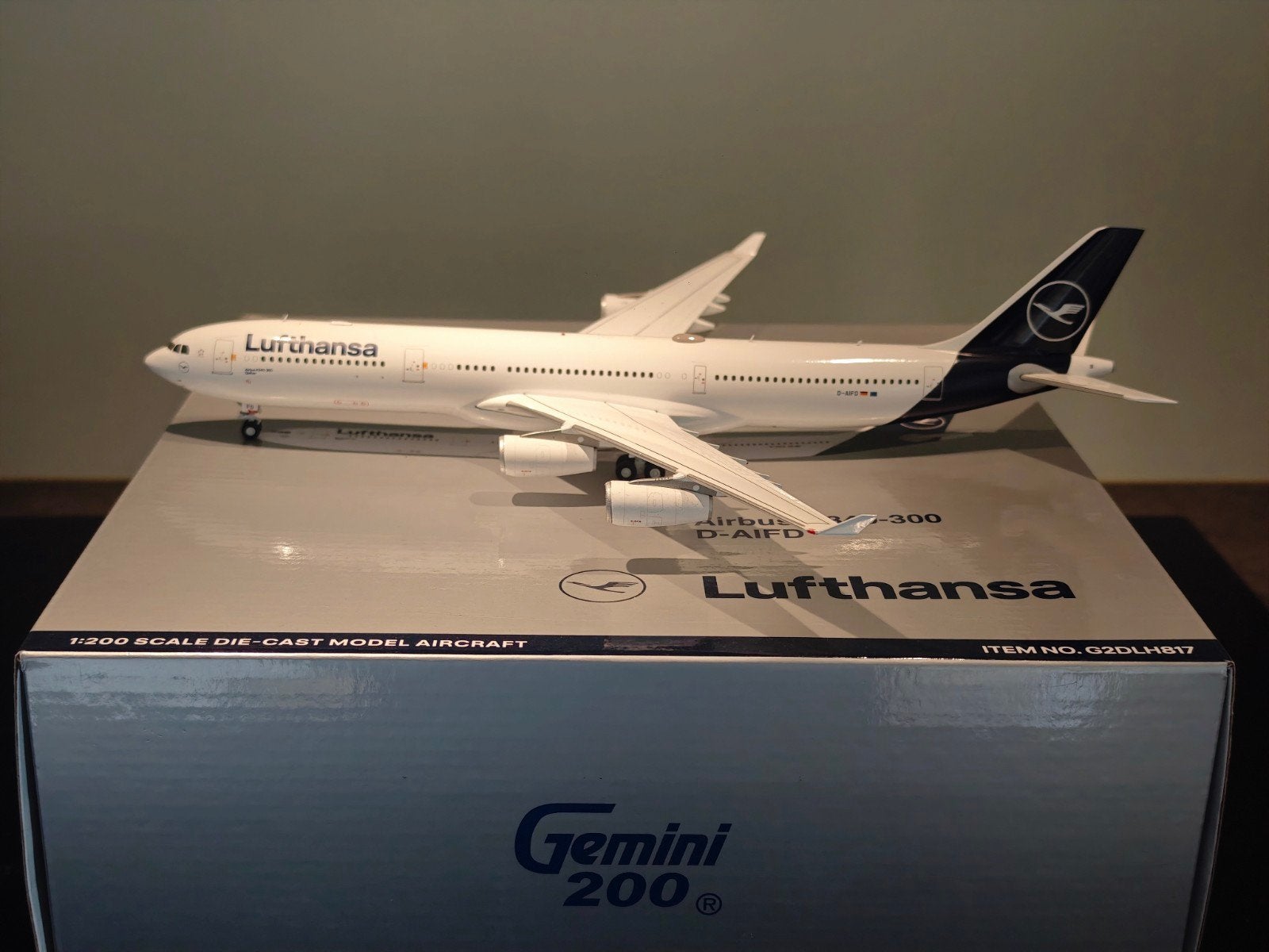 Gemini 200 Lufthansa A340-300, Ophalen of Verzenden, Schaalmodel
