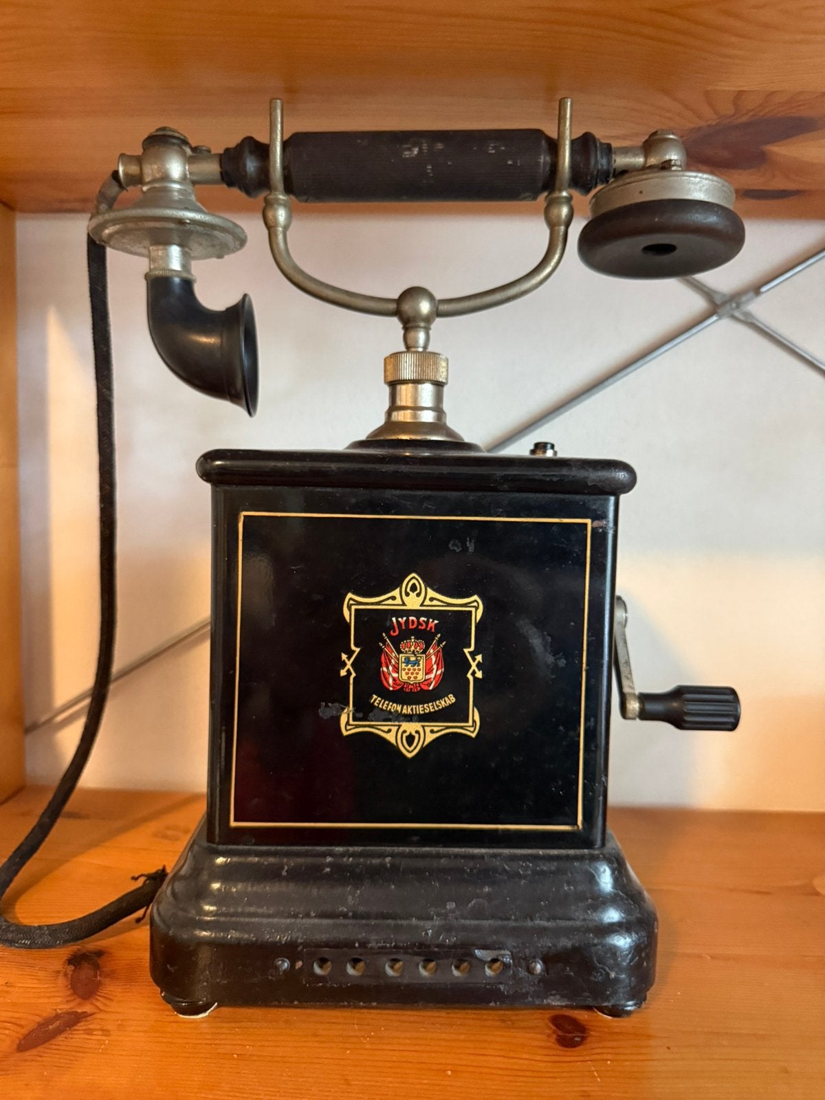 2 antieke telefoons, Jydsk, zware kwaliteit, goede staat, Antiek en Kunst, Ophalen of Verzenden