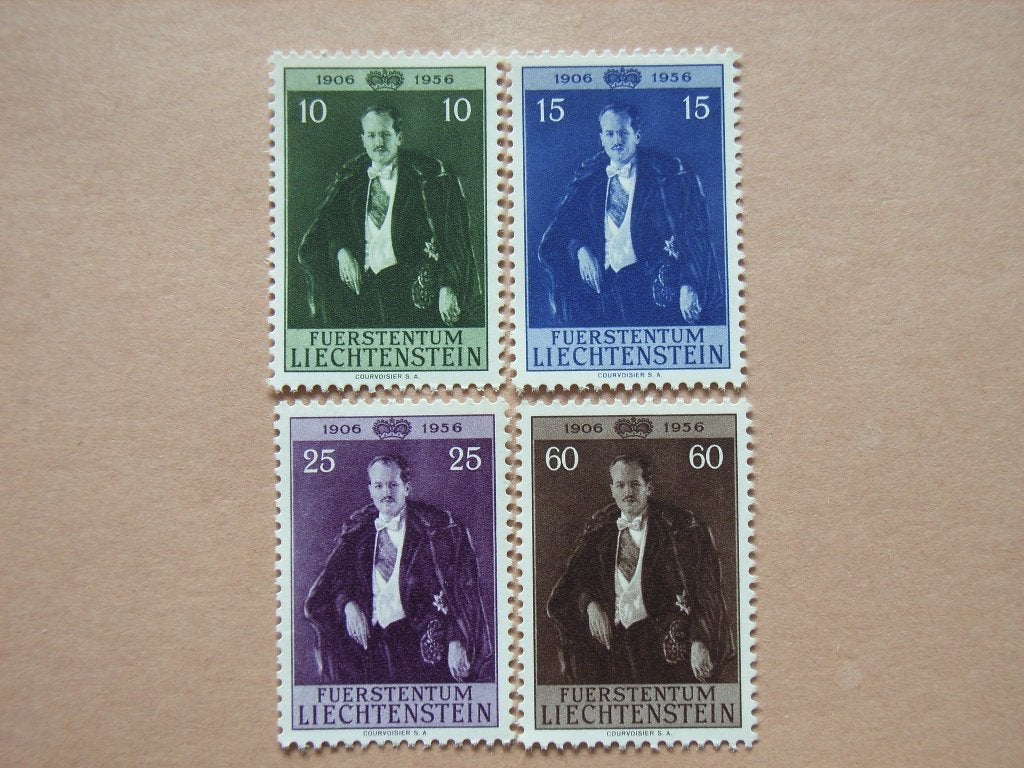 5  Liechtenstein 348-351 Pf, Ophalen of Verzenden, Overige landen, Postfris