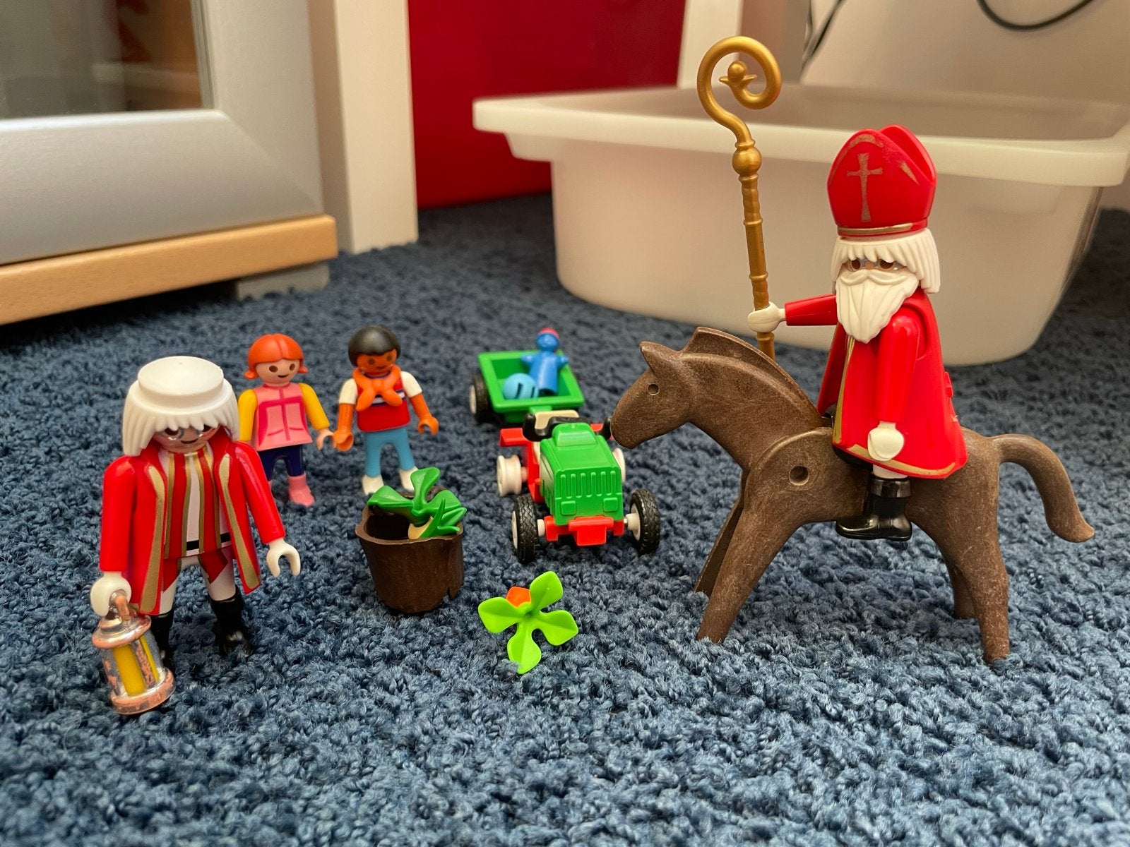 Playmobil Sinterklaas, Piet en andere figuren, Gebruikt, Figuren, Overige series, Complete set
