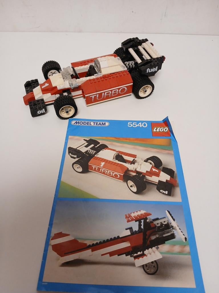 Vintage lego 5540 model team formule 1 racer, Kinderen en Baby's, Speelgoed | Duplo en Lego, Ophalen of Verzenden