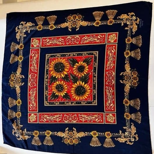 Vintage zijden sjaals, Kleding | Dames, Verzenden, Gedragen, Sjaal
