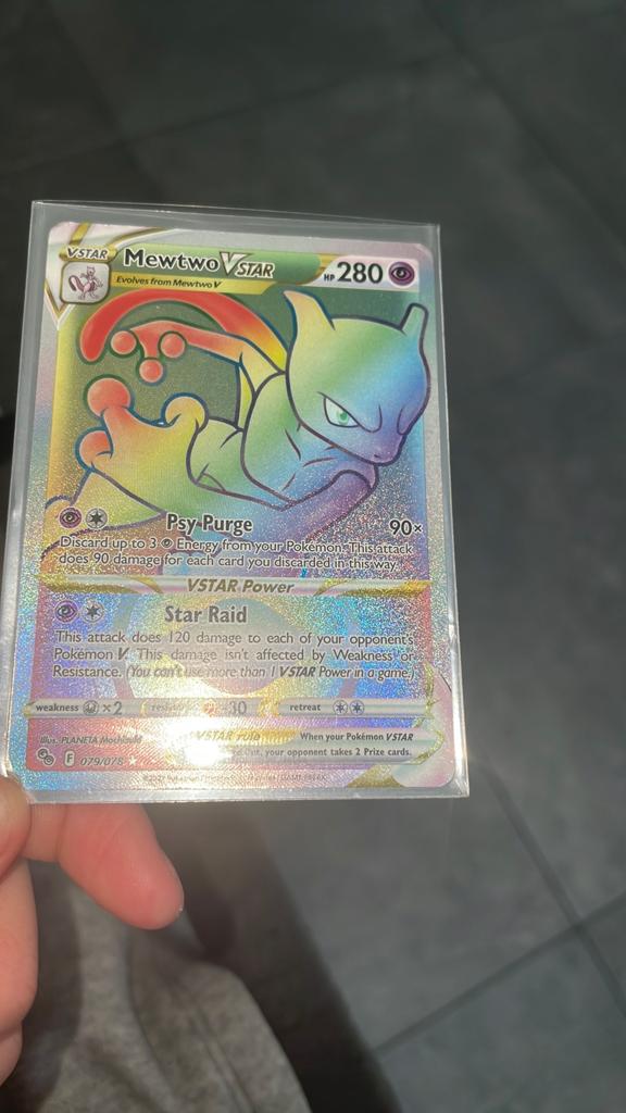 Mewtwo Vstar, Ophalen of Verzenden, Zo goed als nieuw