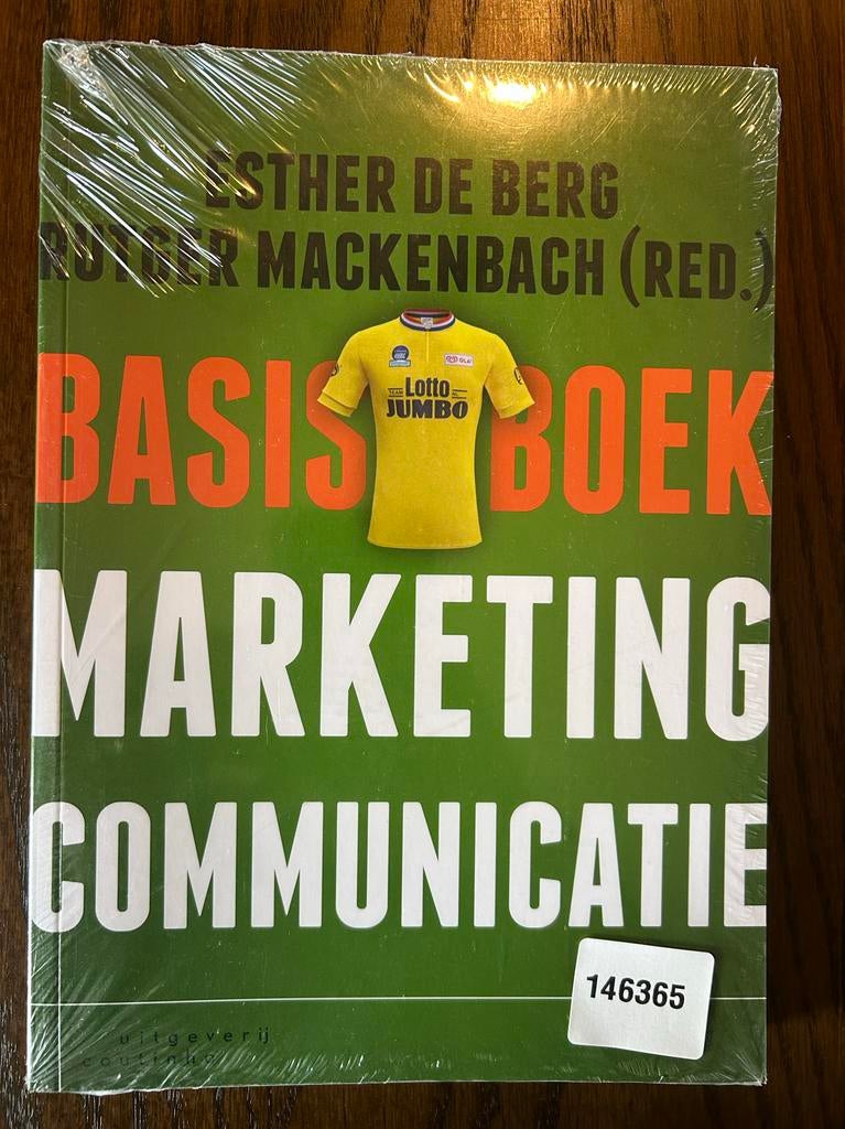 Basisboek Marketingcommunicatie - Nieuwstaat, Boeken, Ophalen of Verzenden, Nieuw, Economie en Marketing