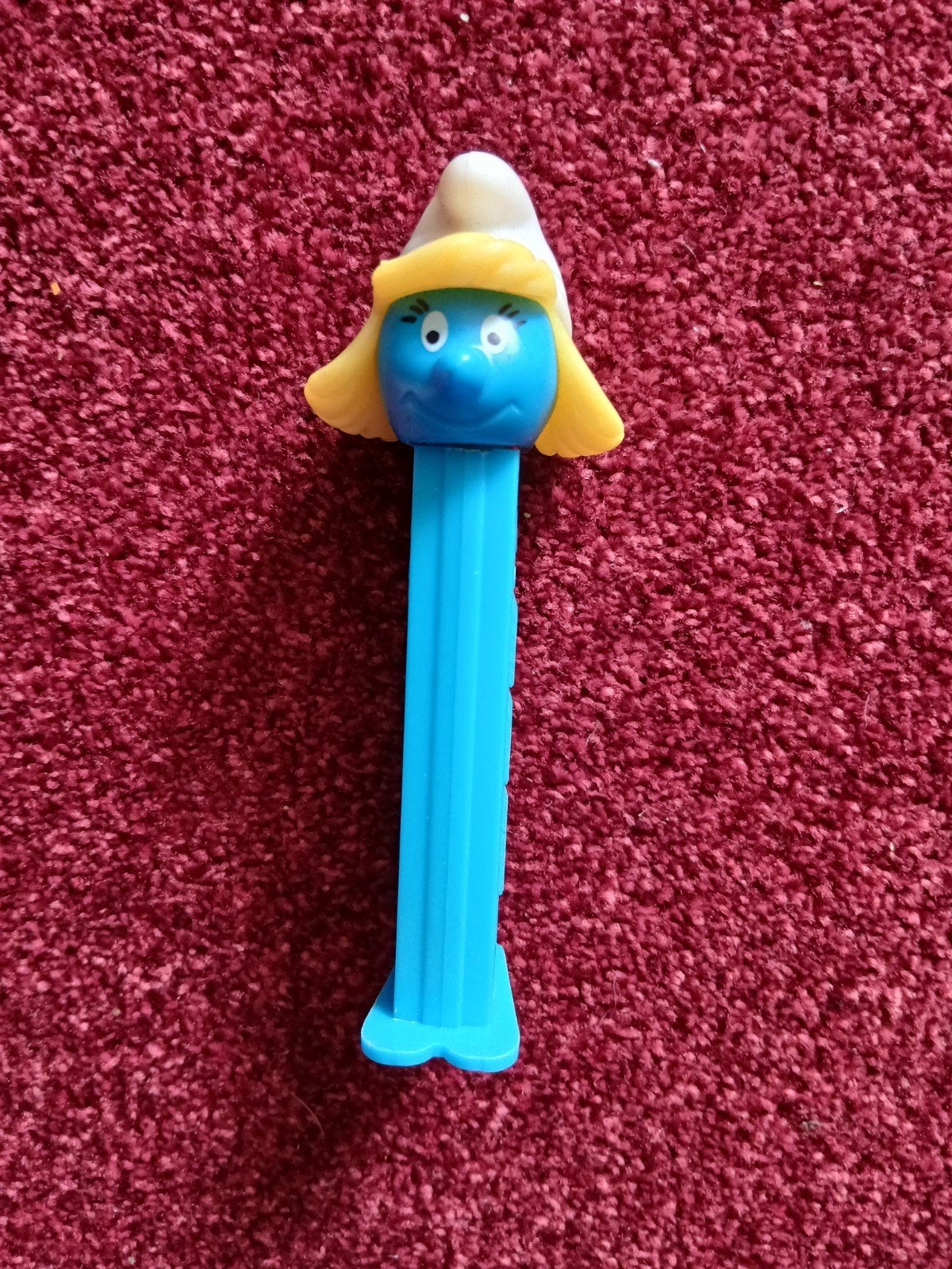 Smurfin PEZ dispenser - Vintage Smurfen verzamelobject, Verzamelen, Smurfen, Ophalen of Verzenden, Gebruikt, Verschillende Smurfen