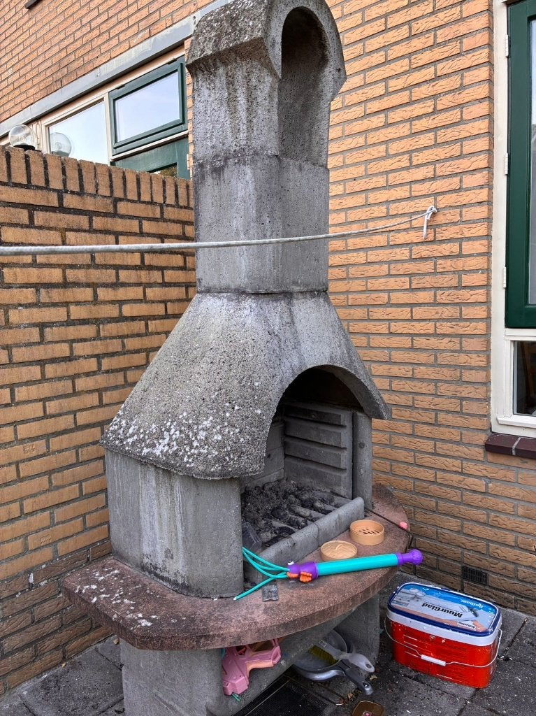BBQ or pizza stone stove, Ophalen of Verzenden, Gebruikt