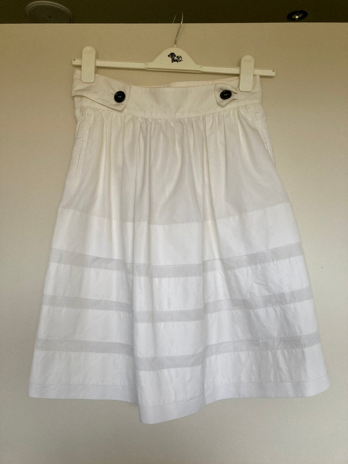 Saint Laurent YSL witte wikkel zomer rok 36/38 authentiek, Kleding | Dames, Rokken, Wit, Ophalen of Verzenden, Zo goed als nieuw
