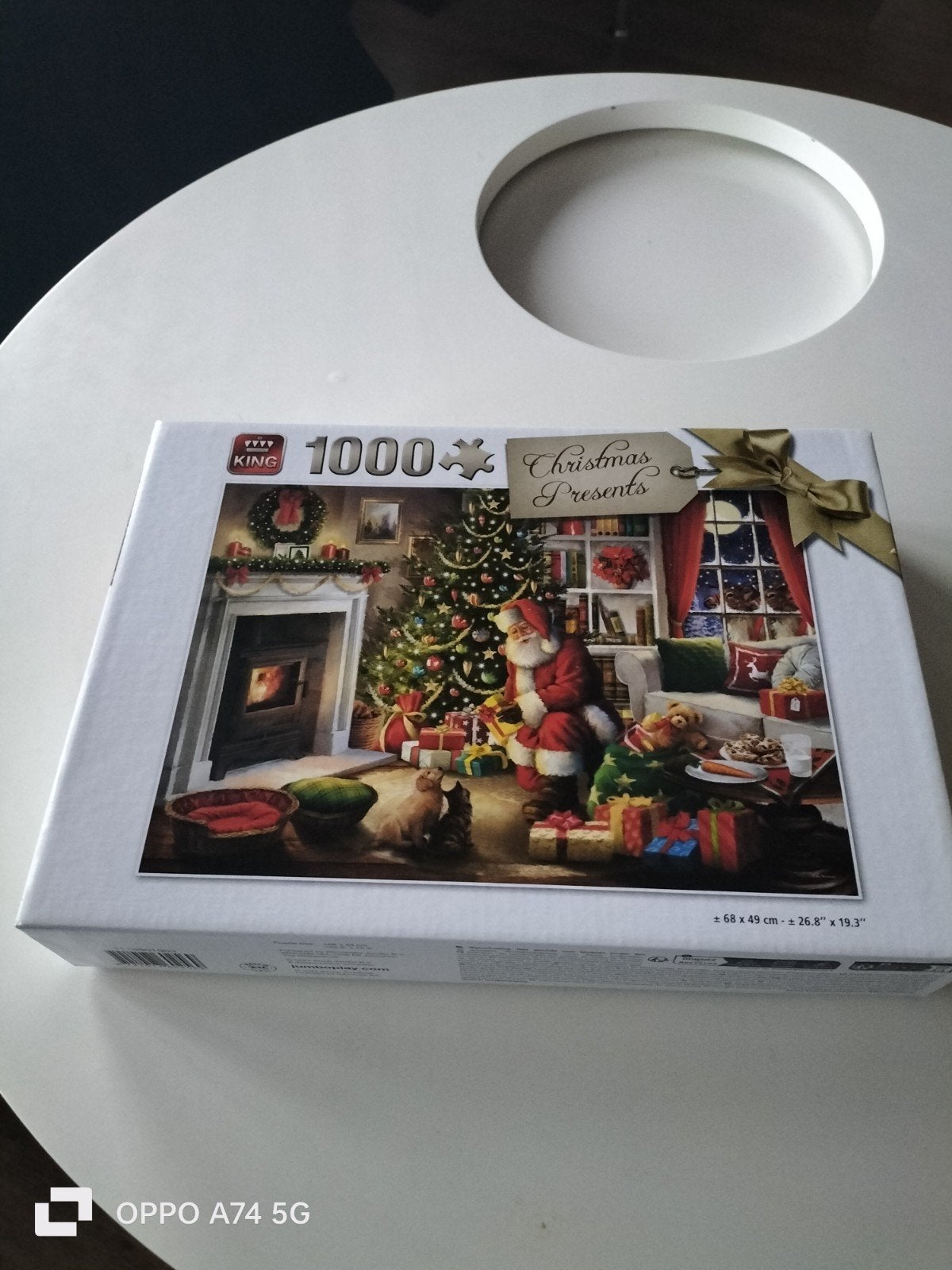 King Legpuzzel 1000 stukjes - Christmas Presents, Diversen, Ophalen of Verzenden, Zo goed als nieuw