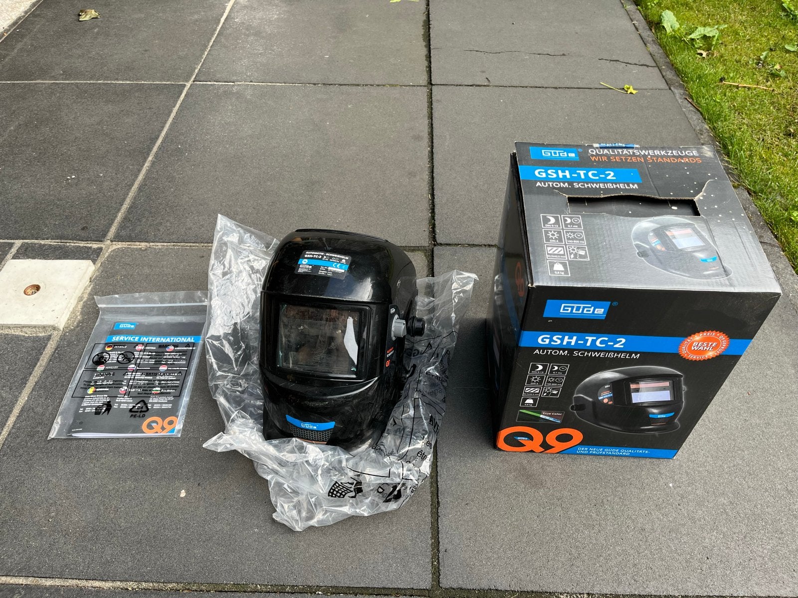 GÜDE GSH-TC-2 Automatische Lashelm zgan, Ophalen, Zo goed als nieuw
