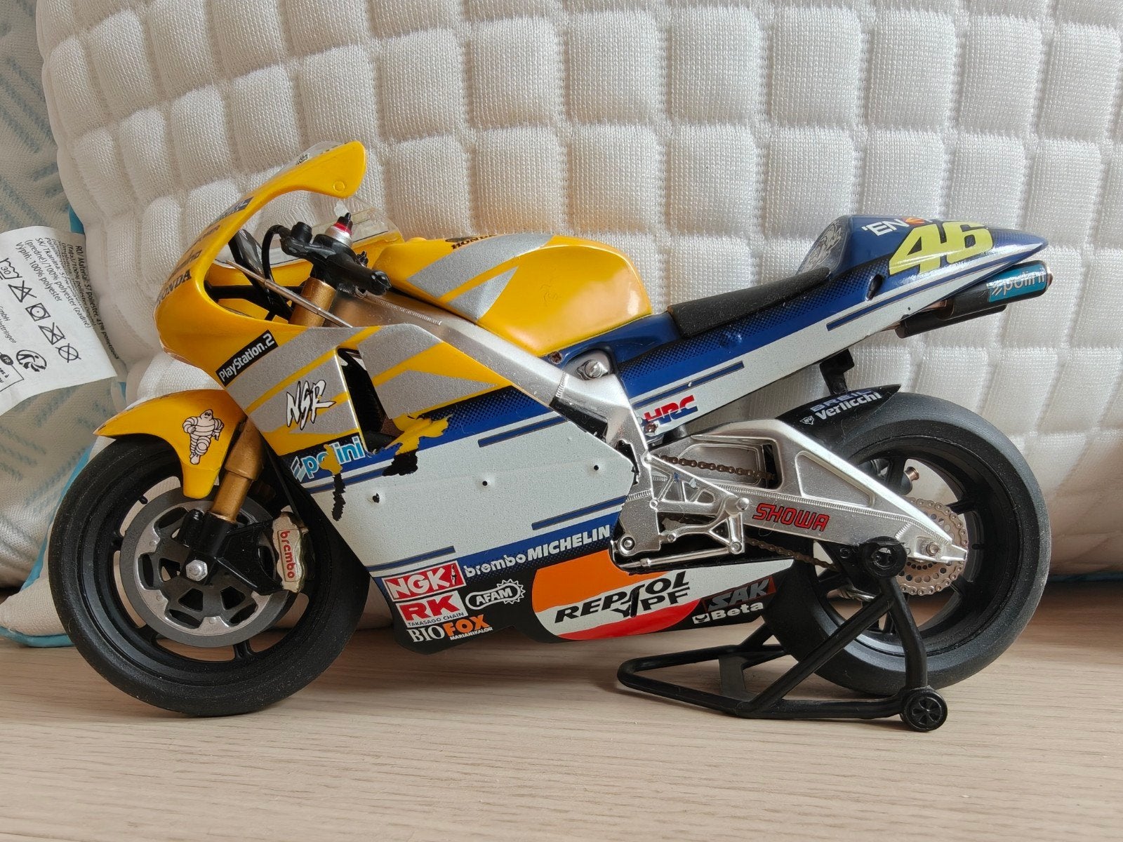 Modelmotor Honda Repsol #46 Valentino Rossi, Overige merken, 1:32 tot 1:50, Overige typen, Ophalen of Verzenden