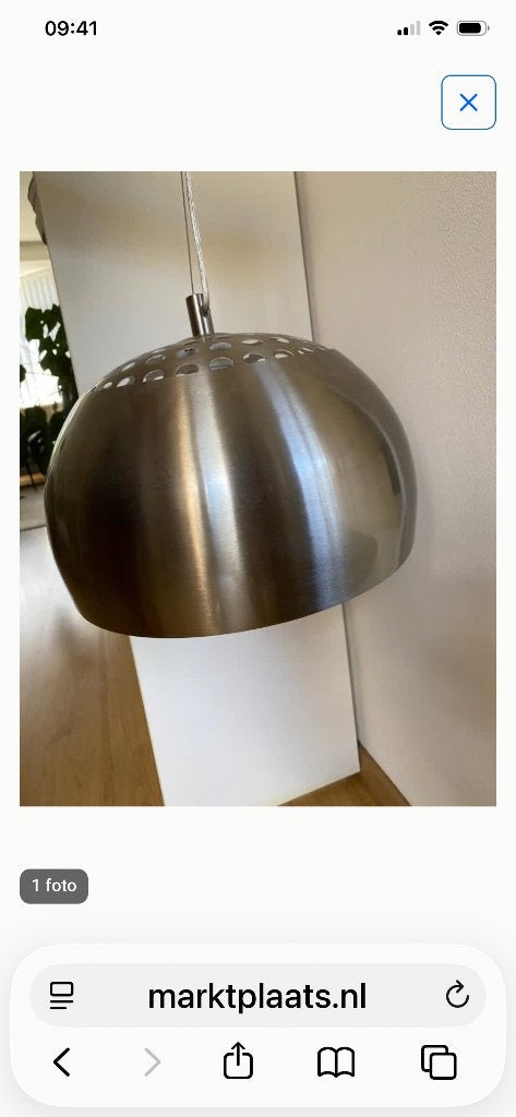 Hanglampen, Ophalen, Zo goed als nieuw, Metaal, E27 (groot)