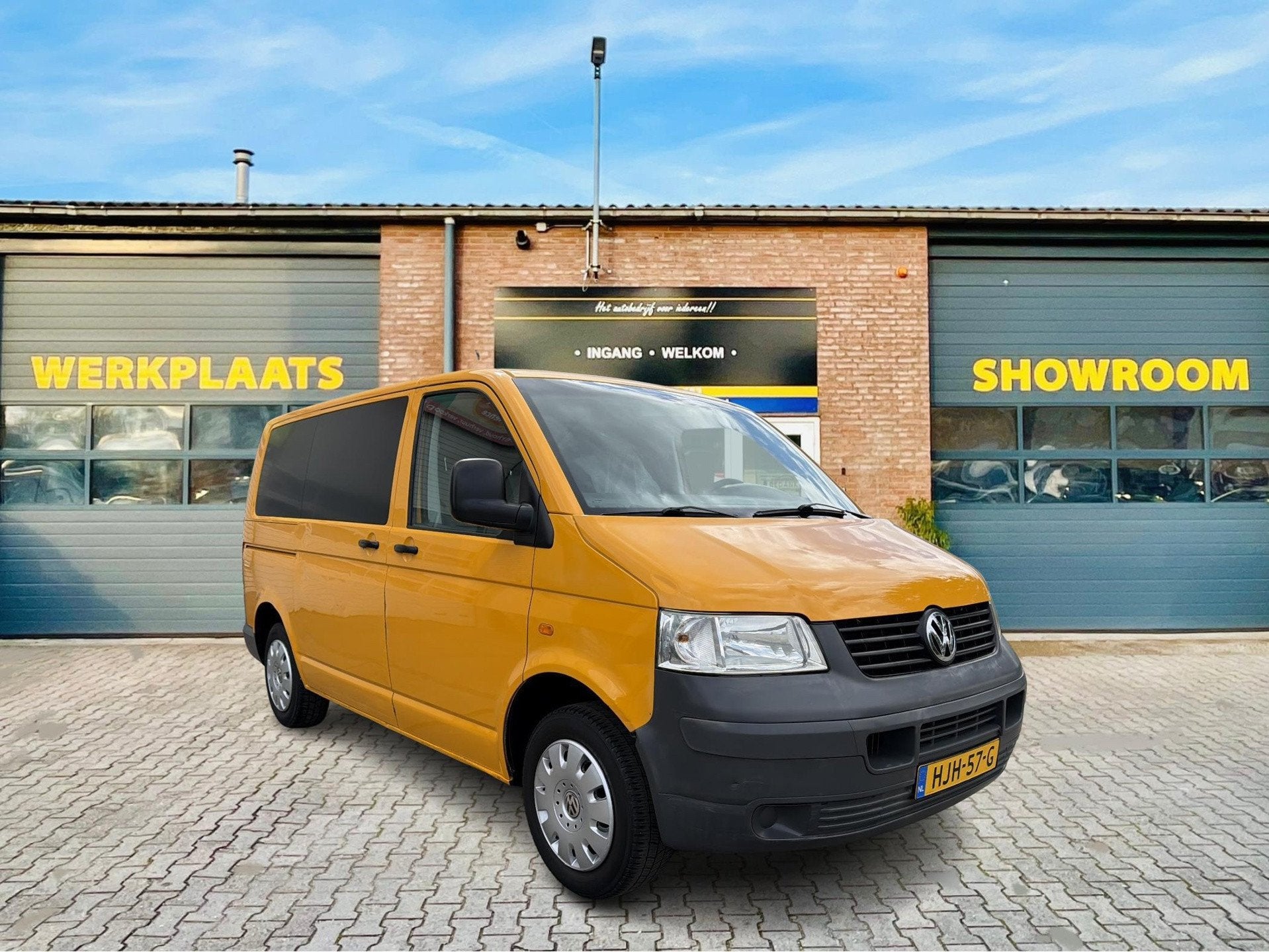 Volkswagen Transporter T5 2.0 *BENZINE*Distriem vv*, Auto's, Volkswagen, Voorwielaandrijving, Gebruikt, 8 stoelen, 116 pk