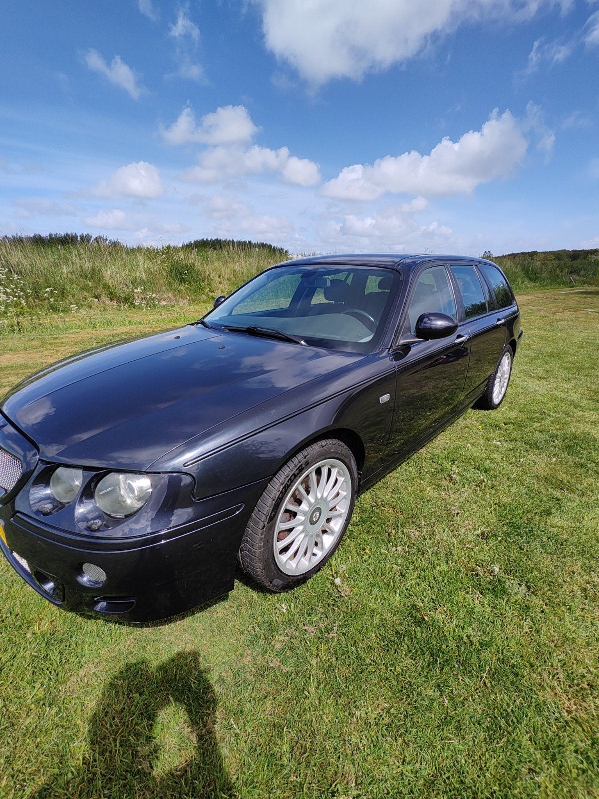 MG ZT-T 2.5 190 kleur zwart. Inruil mogelijk , zie tekst., Auto's, Voorwielaandrijving, 1525 kg, Leder en Stof, Handgeschakeld