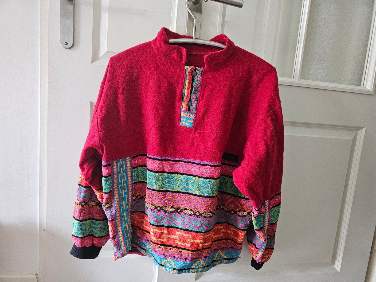 Anorak uit Kathmandu - Wol en Badstof, Ophalen of Verzenden, Gedragen, Maat 38/40 (M), Rood