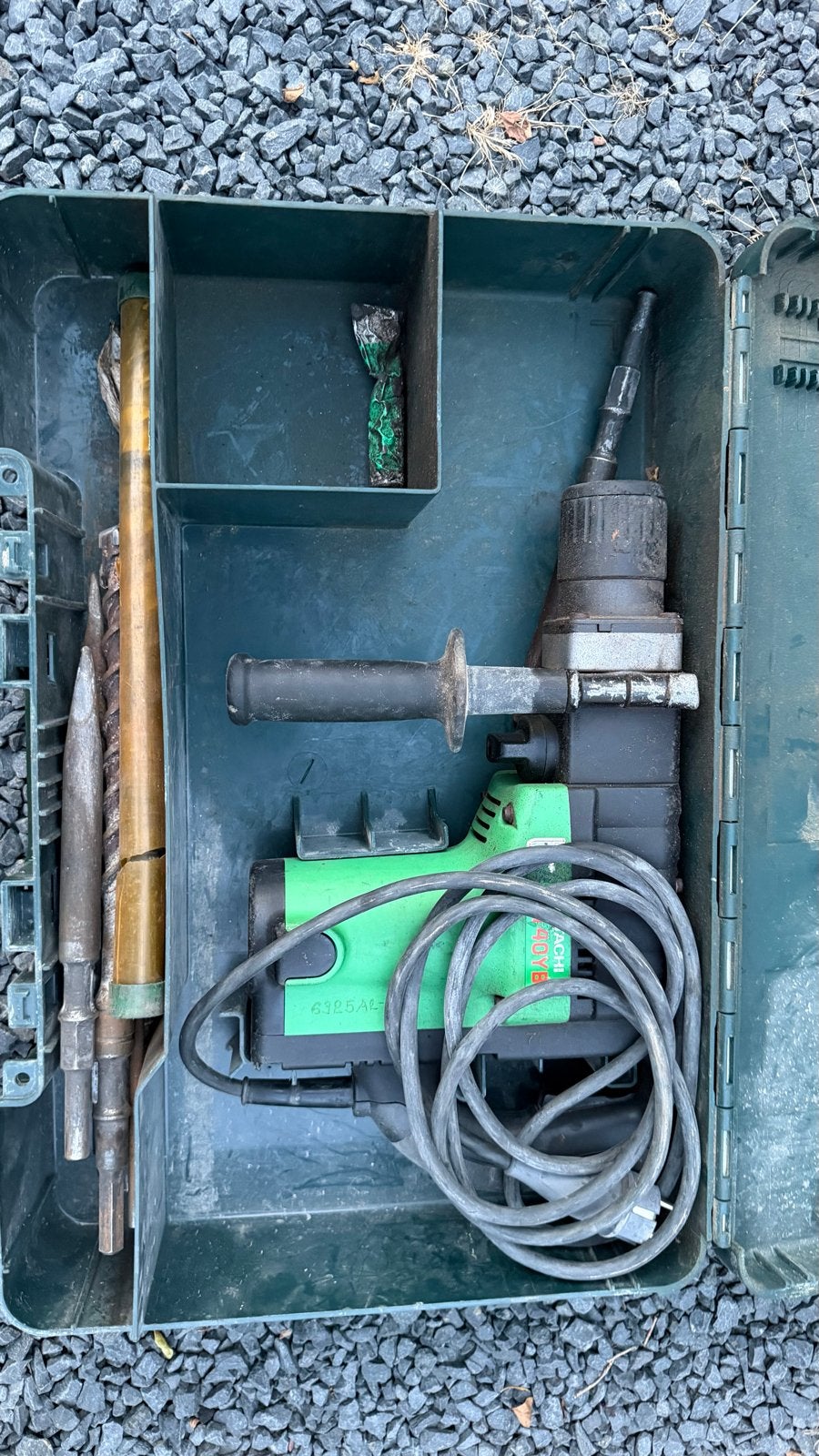 Hitachi Breekhamer / Boorhamer DH40YB DEFECT incl. Boren, Ophalen, Boor- en/of Breekhamer, Klopboormechanisme, Gebruikt