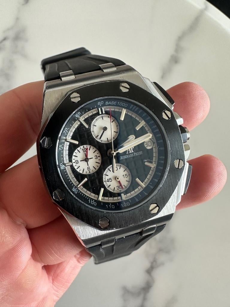Audemars Piguet Royal Oak Offshore, Sieraden, Tassen en Uiterlijk, Horloges | Heren, Overige merken, Staal, Gebruikt, Staal