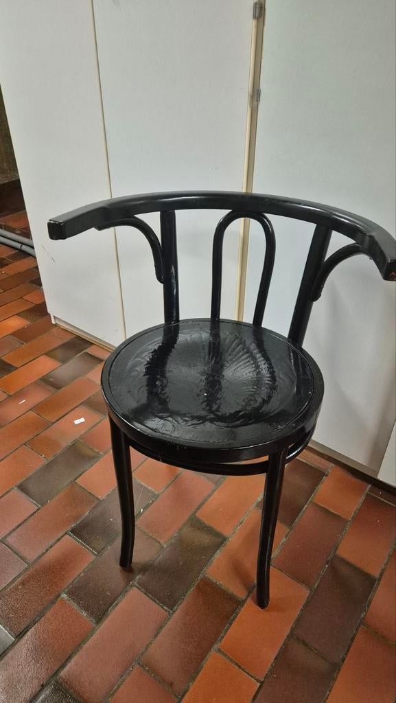6 Originele Luterma houten vintage stoelen, Antiek en Kunst, Ophalen