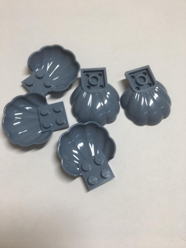 Partij Lego 5x nieuwe schelp / clam in diverse kleuren, Overige thema's, Lego, Nieuw, Ophalen of Verzenden