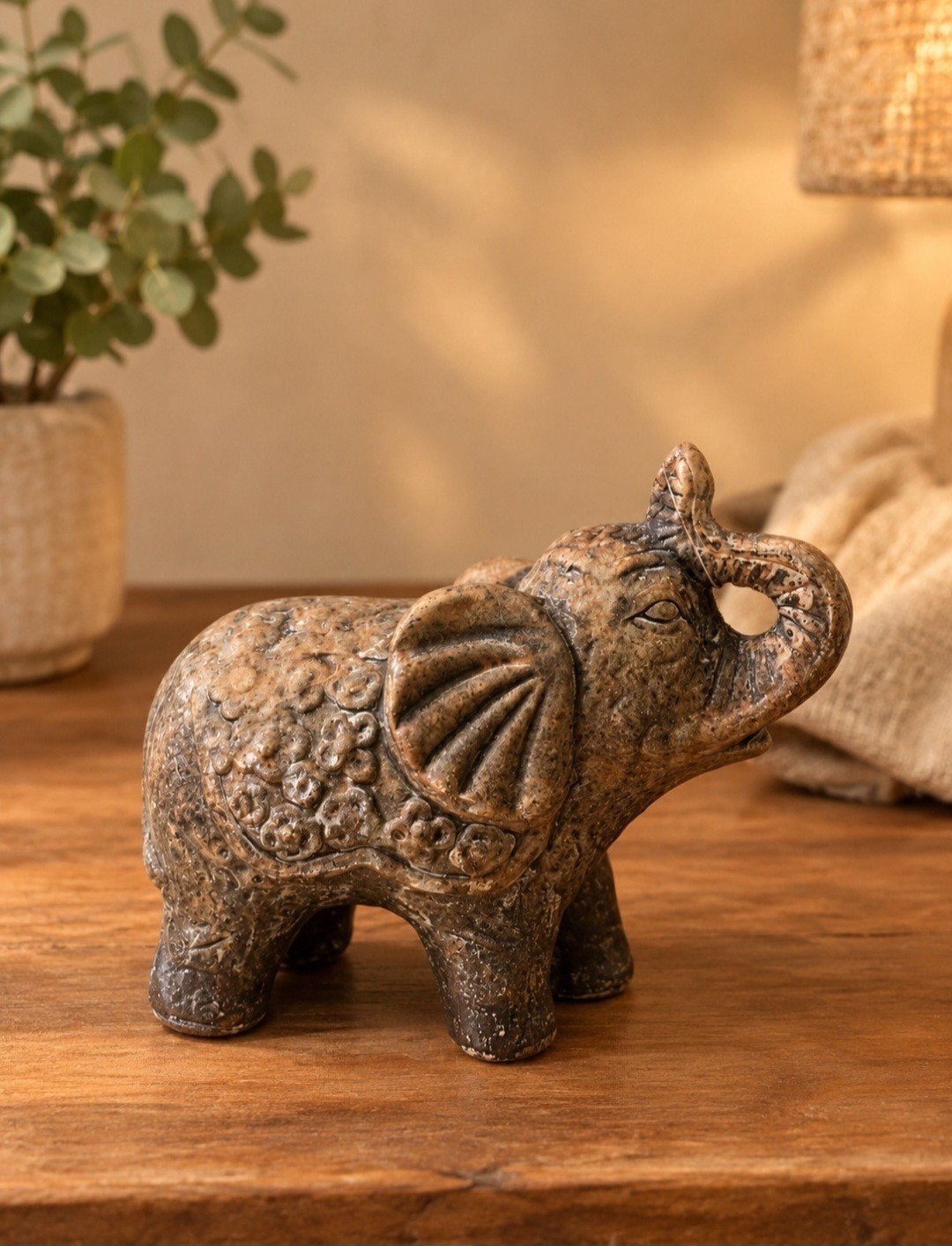 Decoratieve olifant van Countryfield, zo goed als nieuw, Vintage, Ophalen of Verzenden, Zo goed als nieuw, Bruin