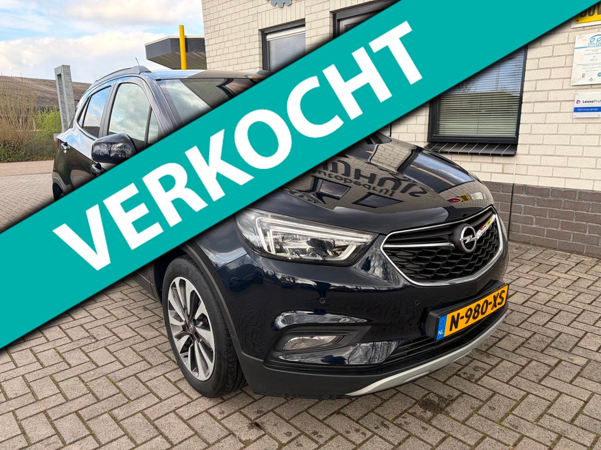 Opel Mokka X 1.4 Turbo Innovation / Carplay / Climate Contro, Auto's, Opel, 15 km/l, Gebruikt, Blauw, Leder en Stof