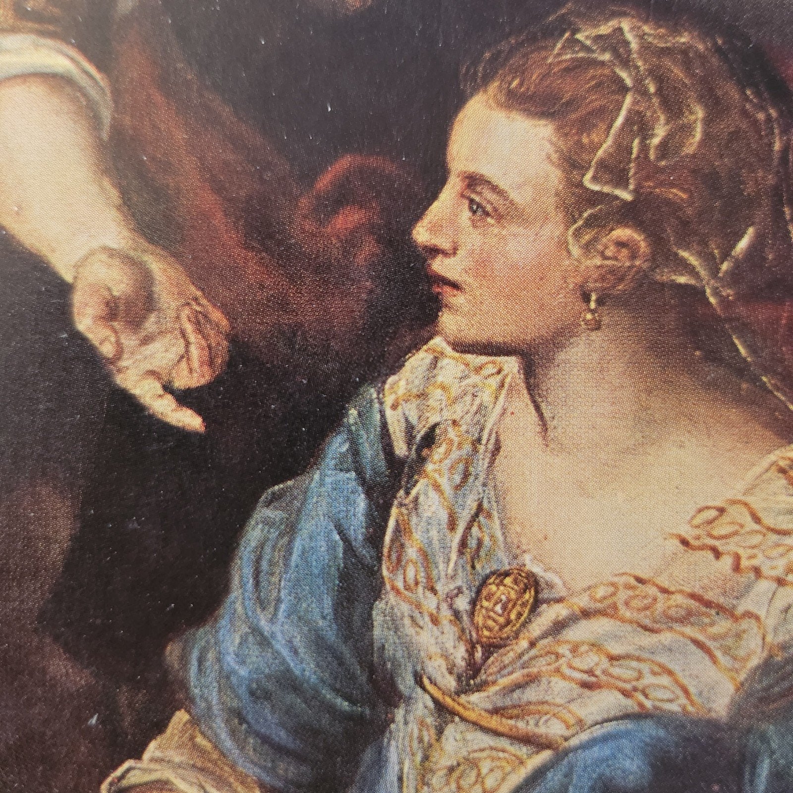 Kunstkaart Tintoretto - Christus bij Maria en Martha, Verzenden, 1940 tot 1960, Ongelopen, Cultuur en Media