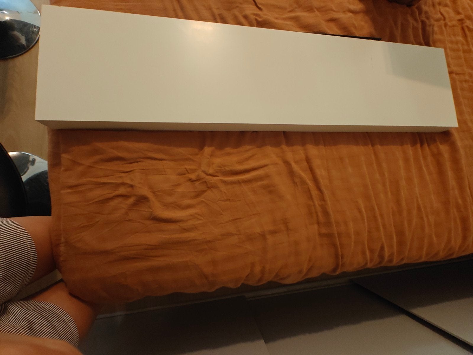 5x Wandplank IKEA LACK met beschadigingen, inclusief beugels, Ophalen, Gebruikt