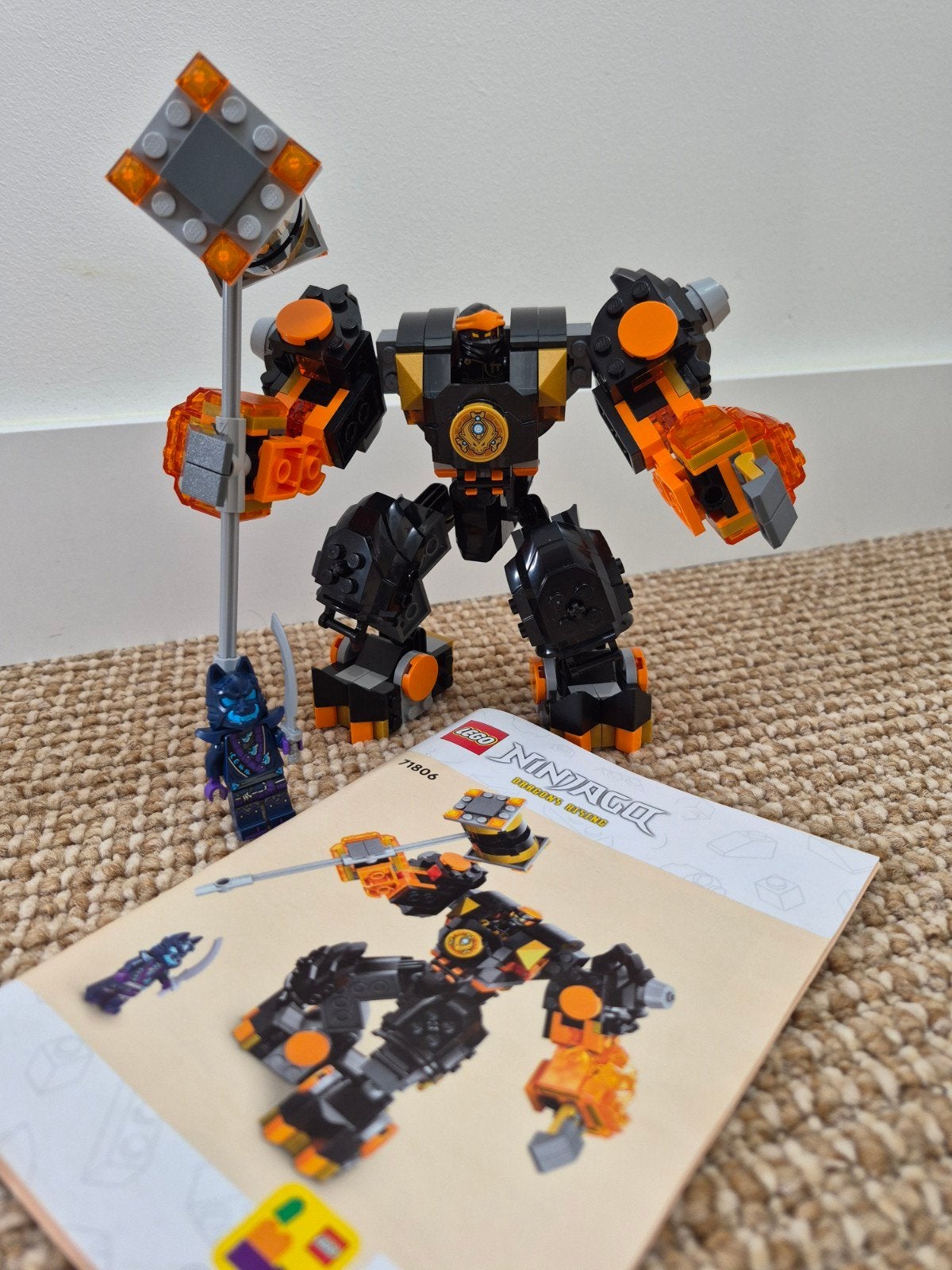 LEGO Ninjago 71806 - Cole's Mech, Ophalen of Verzenden, Zo goed als nieuw