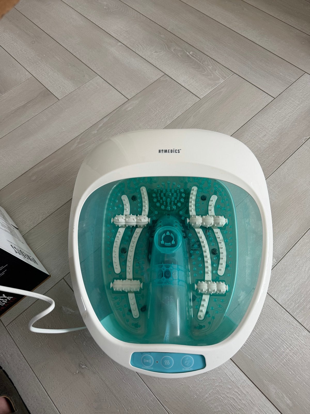 HoMedics Luxury Voetspa met verwarming, Ophalen, Zo goed als nieuw, Hand- en Voetverzorging