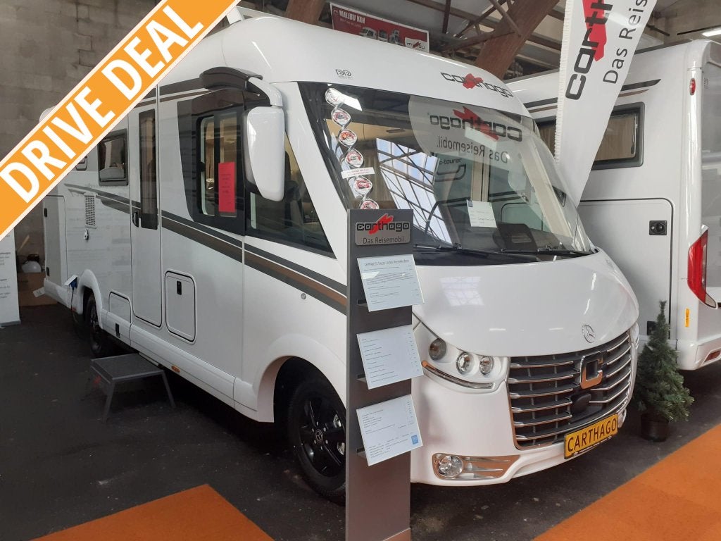 Carthago C1-Tourer 143 LE Duijndam Drive Deals !!, Caravans en Kamperen, Campers, Hordeur, Ringverwarming, Tot en met 2, Bedrijf