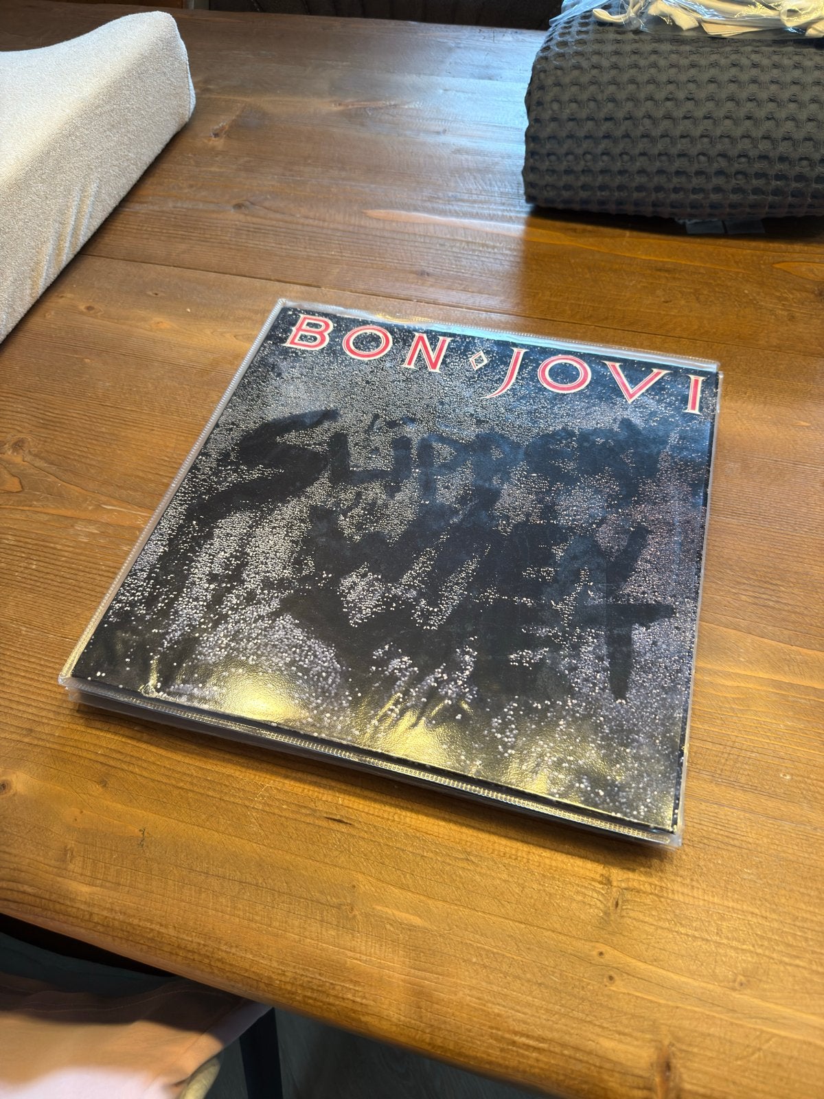 Bon Jovi - Slippery When Wet, Ophalen of Verzenden, Gebruikt, Overige formaten, LP