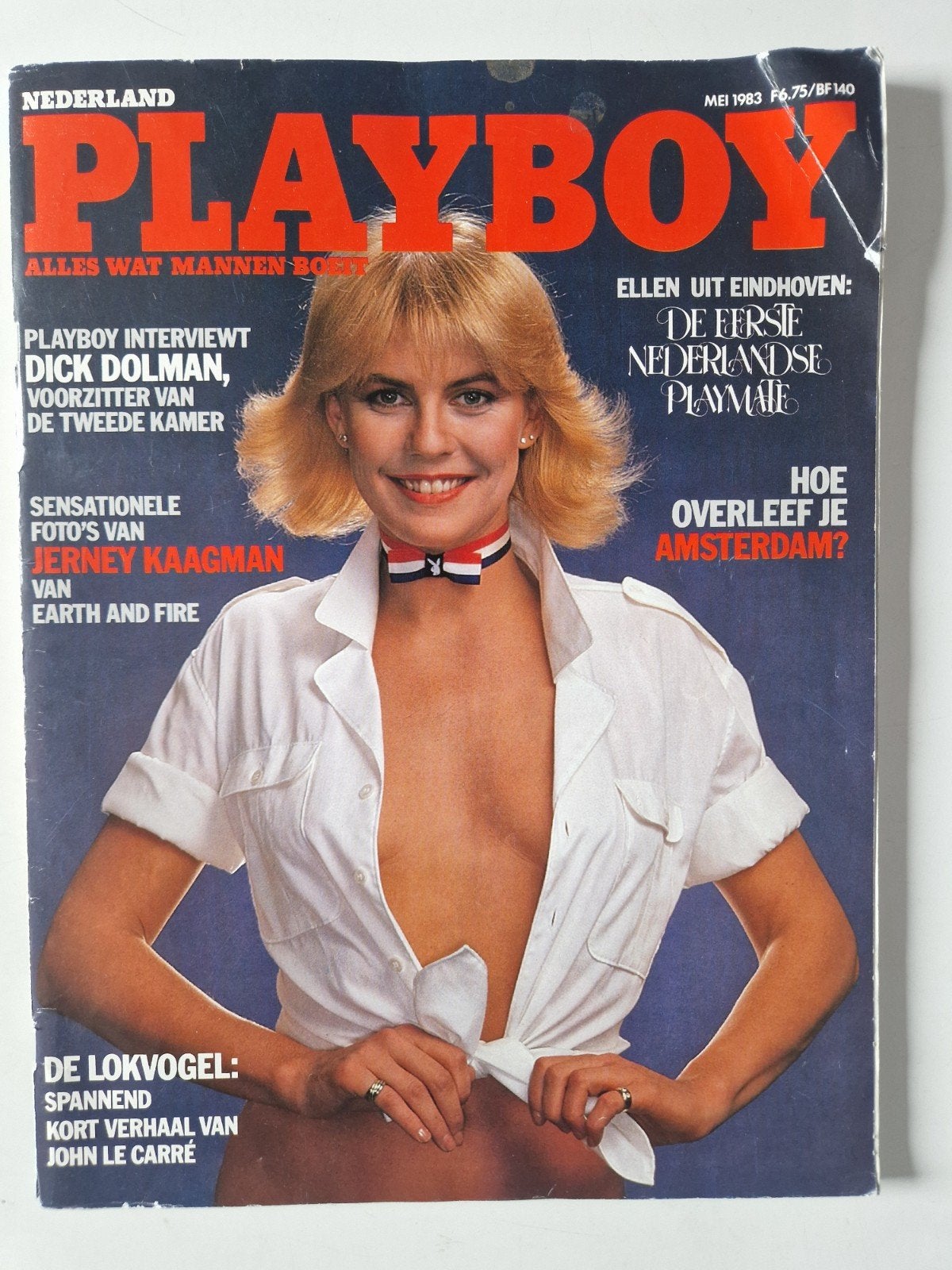 1e Playboy Magazine Nederland Mei 1983 - Compleet met Jerney, Ophalen of Verzenden, Gelezen, Damesbladen
