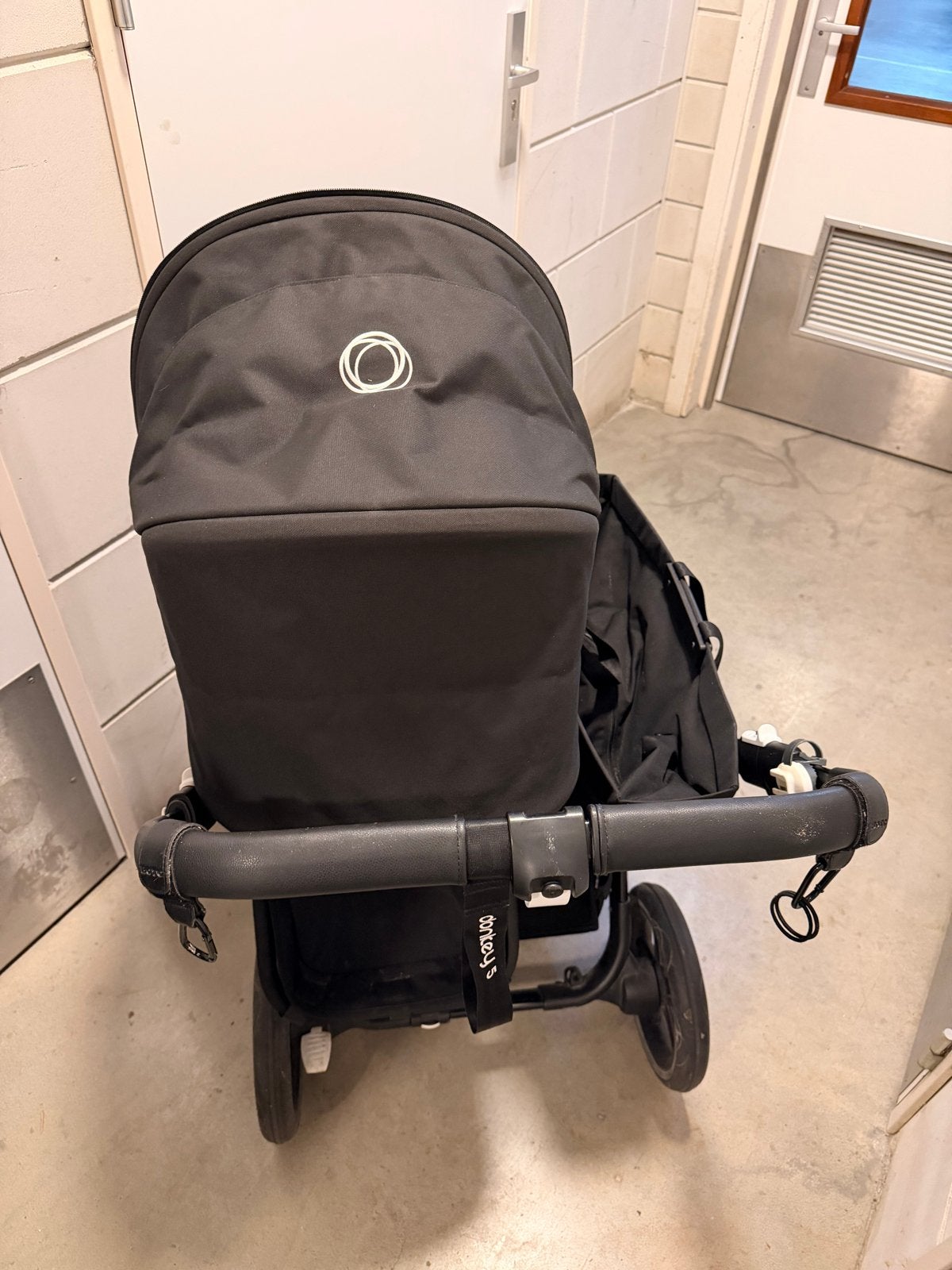 Bugaboo Donkey 5 Duo Kinderwagen - Zwart, Ophalen, Gebruikt, Combiwagen, Duowagen
