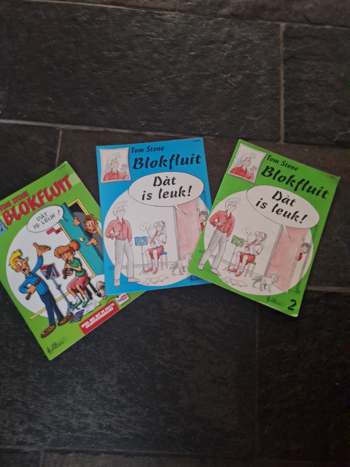 Tom Stone Blokfluit: Dat is leuk! (3-delige set), Ophalen of Verzenden, Zo goed als nieuw, Tom Stone, Non-fictie