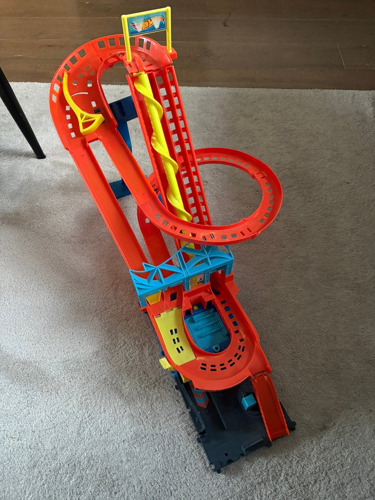 Hot Wheels Racebaan, Ophalen, Racebaan, Zo goed als nieuw, Hot Wheels