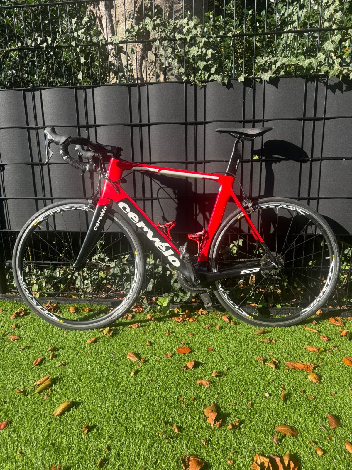 Cervélo S3 Carbon Racefiets Ultegra + Garmin Edge 530, Carbon, Velgrem, Zo goed als nieuw, 57 tot 61 cm