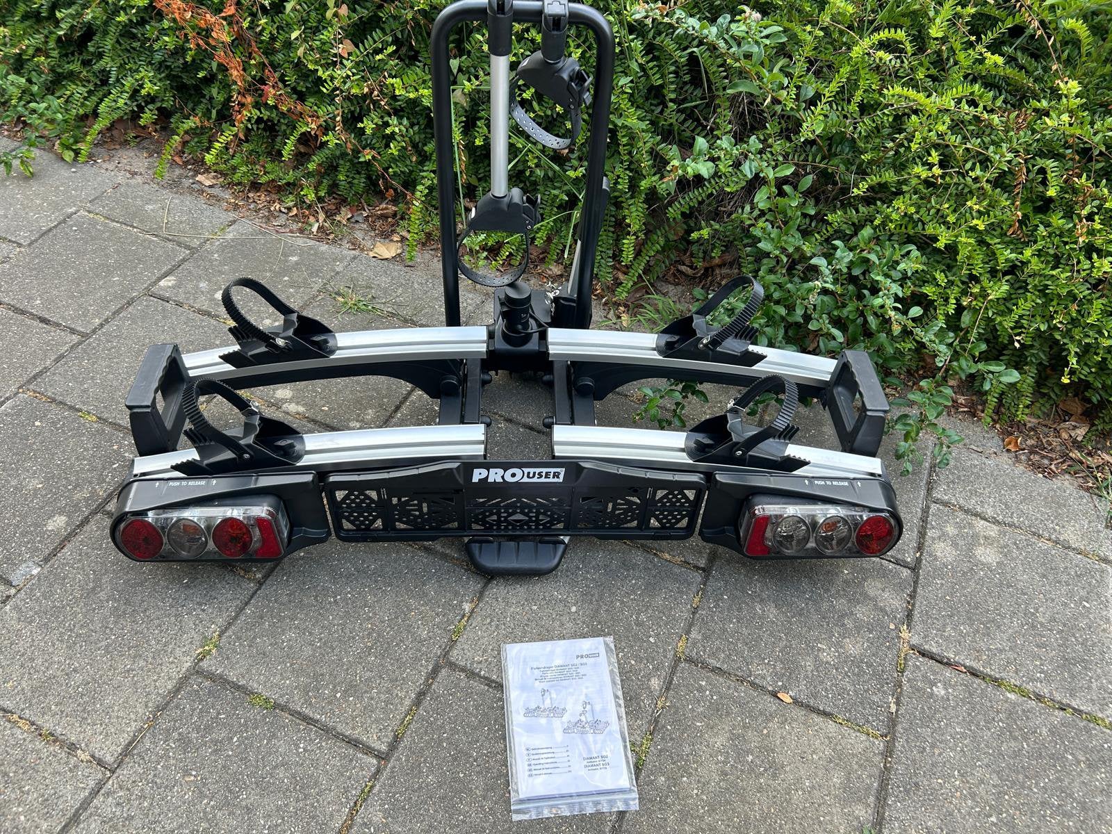 Pro User Diamant SG2 fietsendrager met tas, Ophalen, Elektrische fiets, Zo goed als nieuw, 2 fietsen