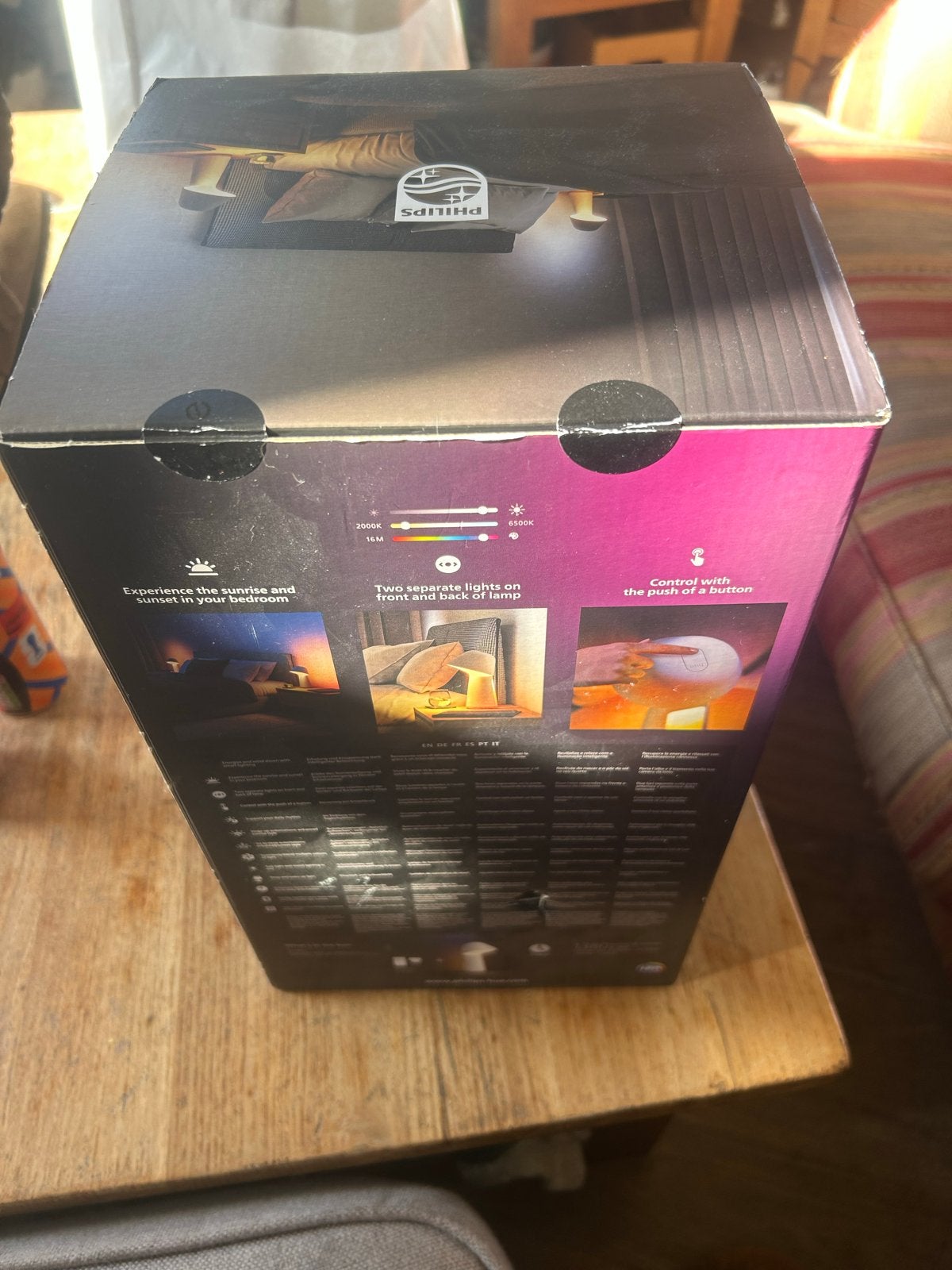 Philips Hue Go Tafellamp - Nieuw in doos, Ophalen, Nieuw, Kunststof