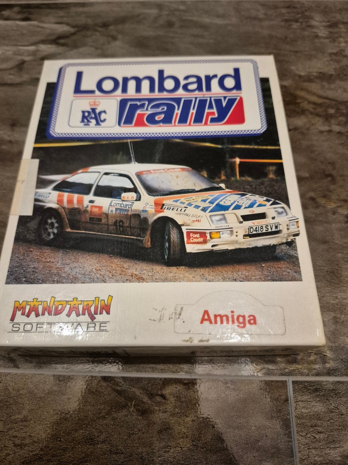 Lombard RAC Rally - Commodore Amiga Spel, Ophalen of Verzenden