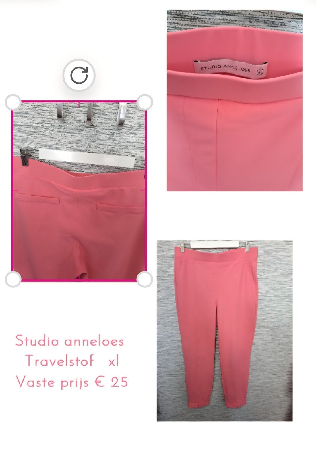 lange broek studio anneloes xl, Ophalen of Verzenden, Zo goed als nieuw, Maat 46/48 (XL) of groter, Lang