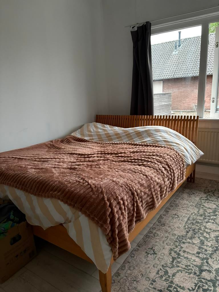 Bed 160x200, Tweepersoons, Ophalen of Verzenden, Zo goed als nieuw, 160 cm