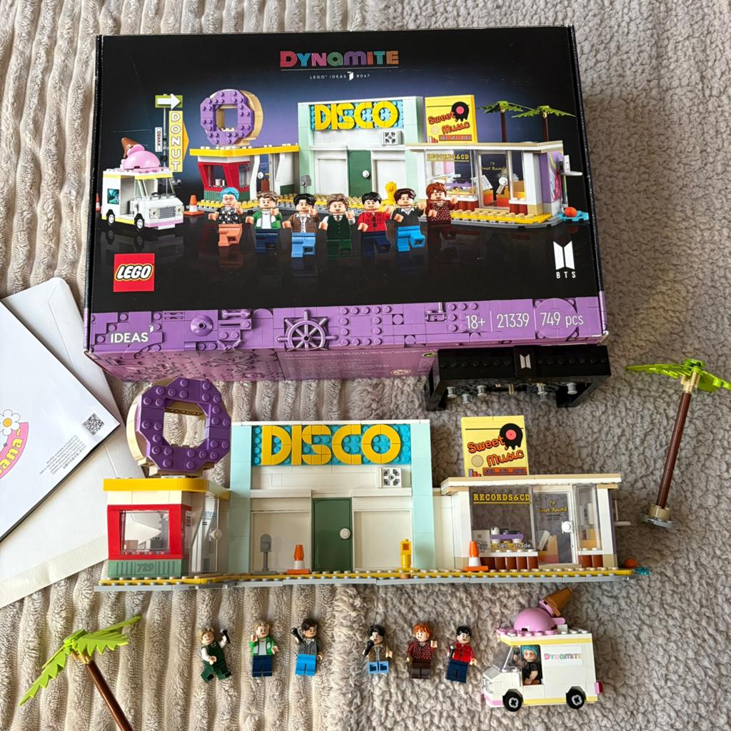 LEGO Ideas BTS Dynamite set - 21339, Ophalen of Verzenden, Zo goed als nieuw