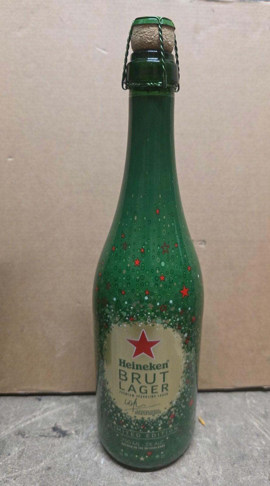 Heineken Brut Limted edition, Ophalen of Verzenden, Nieuw, Flesje(s), Heineken